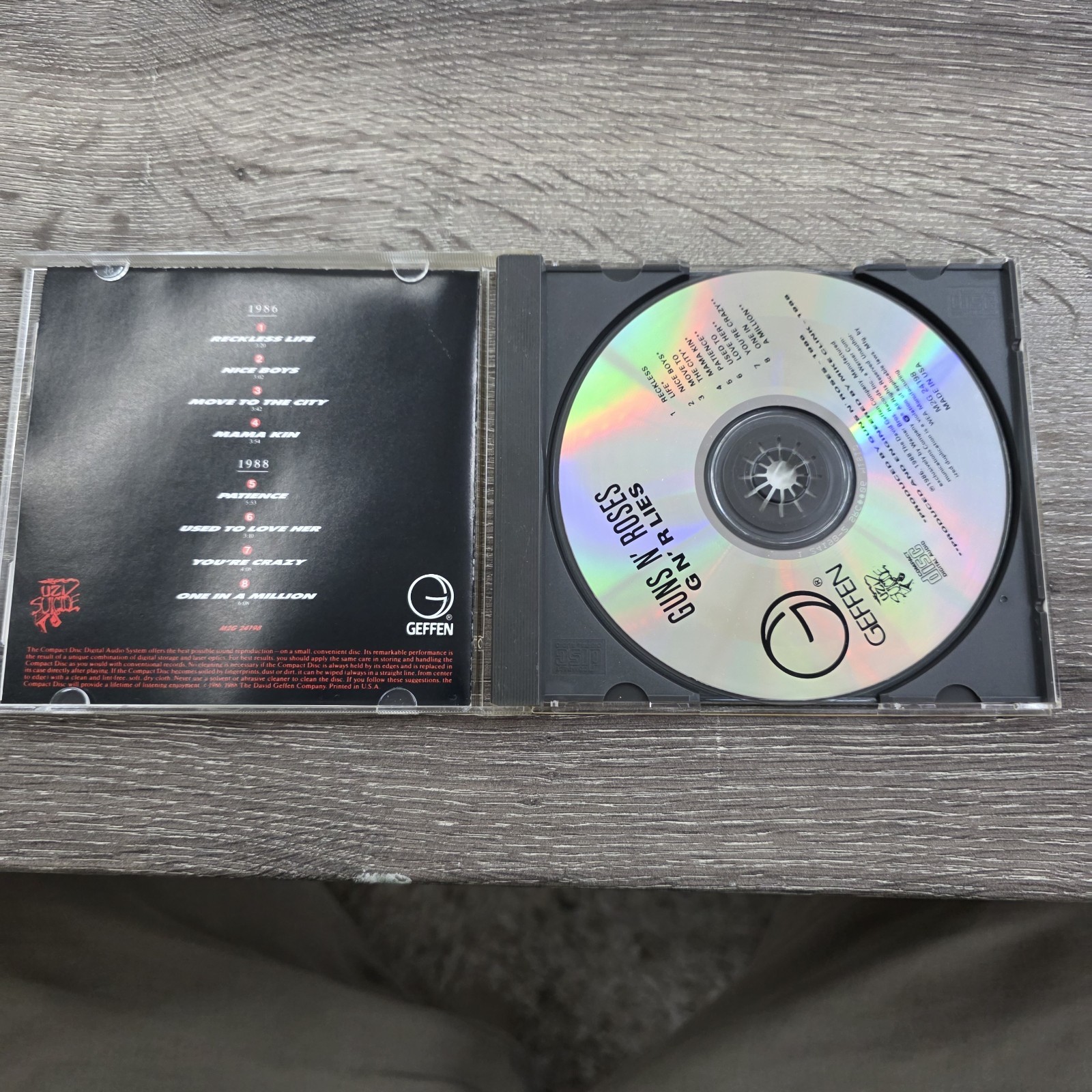 Guns N Roses – G N’ R Lies CD 1st US DADC press slash metallica motley crue ratt
