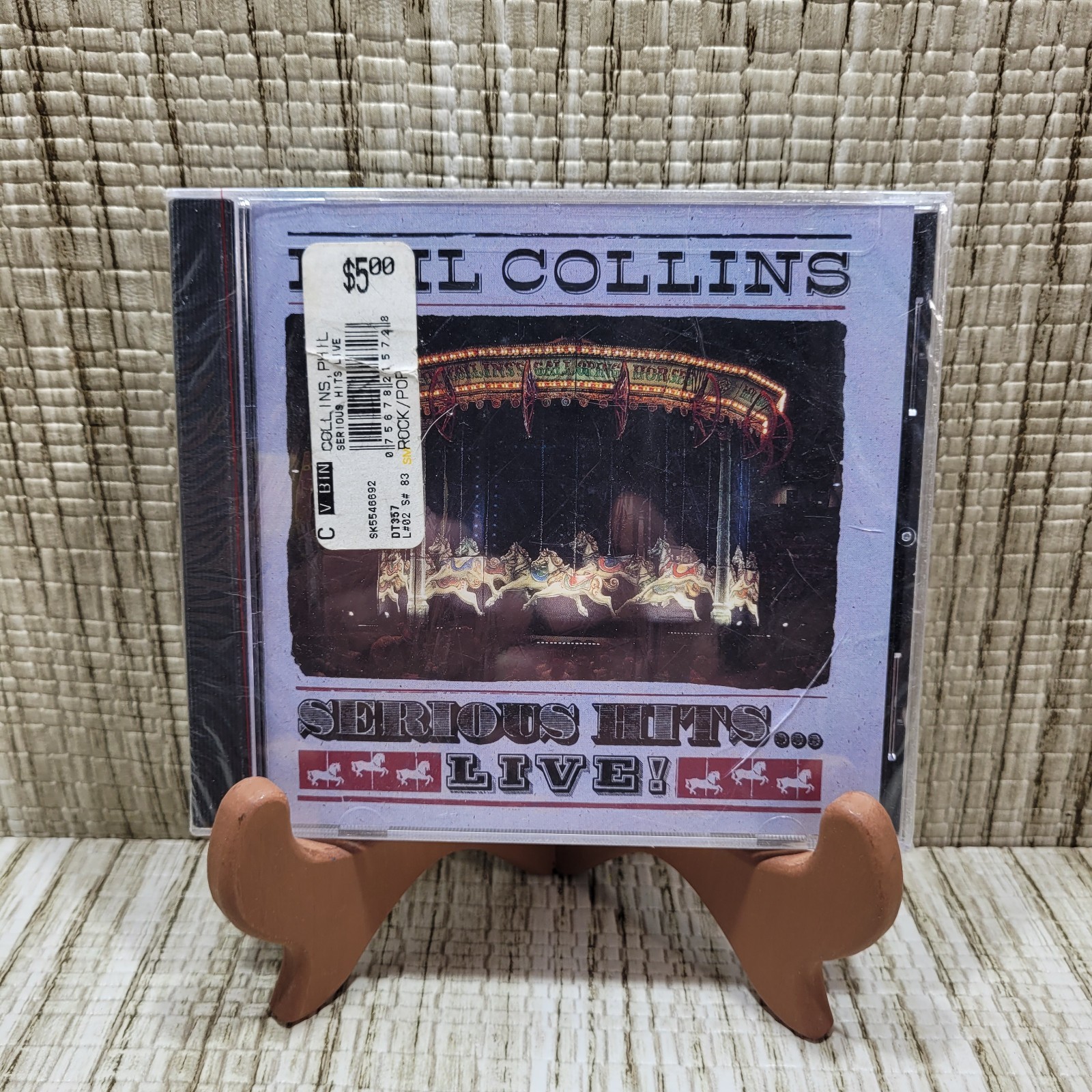 Phil Collins Serious Hits Live In The Air Tonight One More NEW CD CRACK CASE