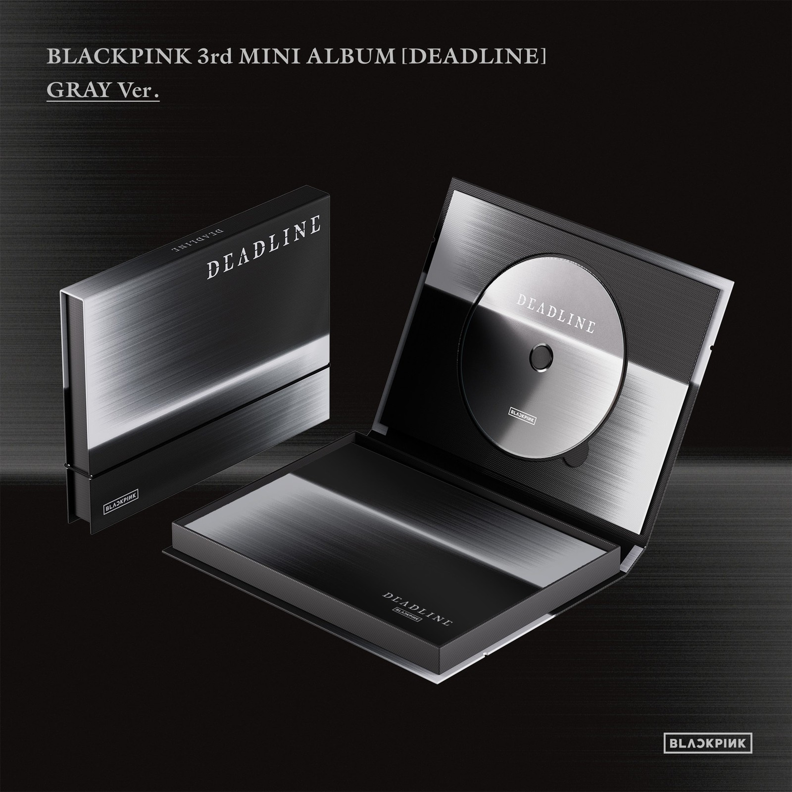 BLACKPINK – Blackpink 3Rd Mini Album [Deadline] Gray Ver. (CD) – POP/K-POP *NEW*