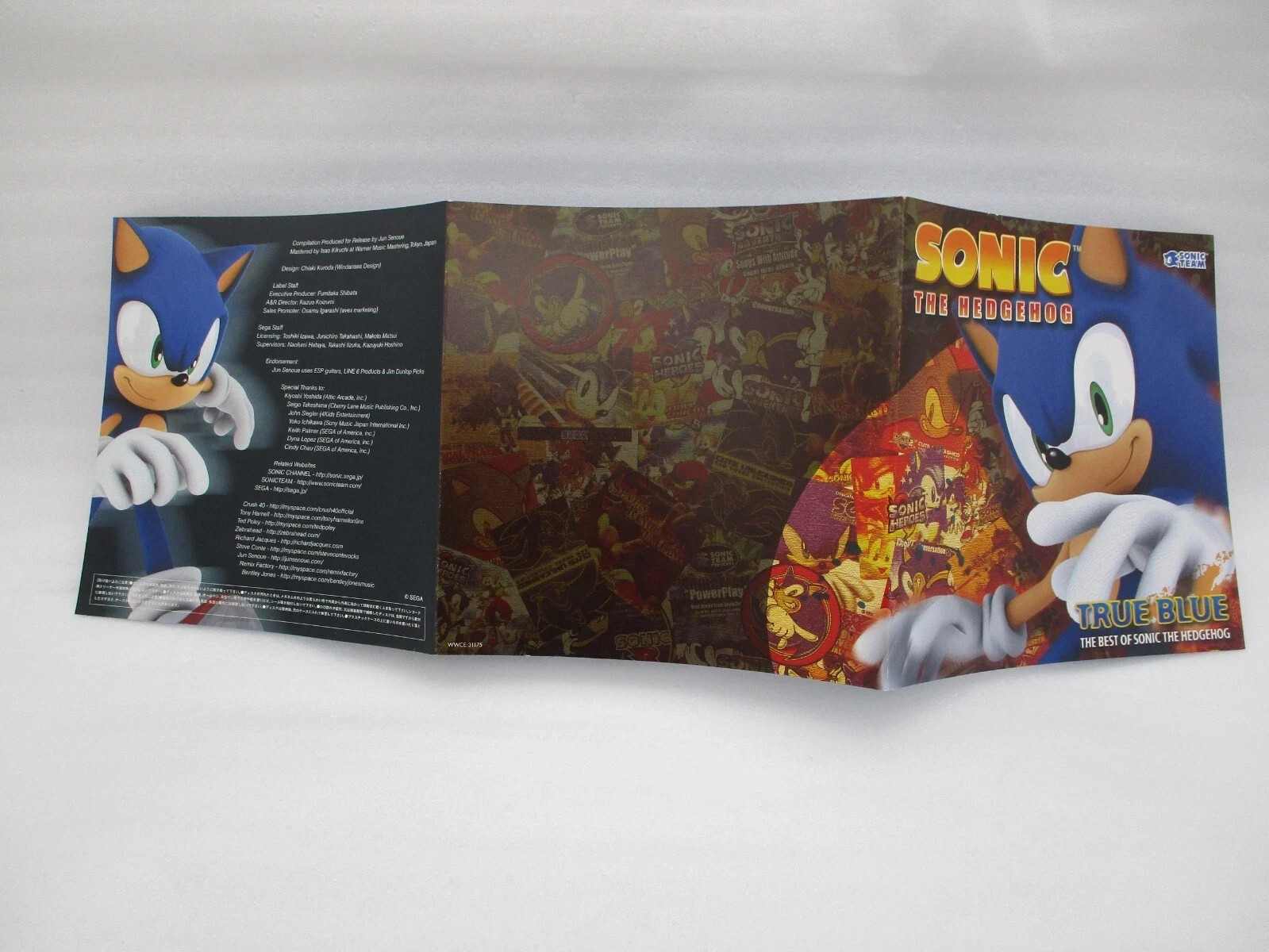 SONIC THE HEDGEHOG CD TRUE BLUE The Best of Sonic the Hedgehog Japan import