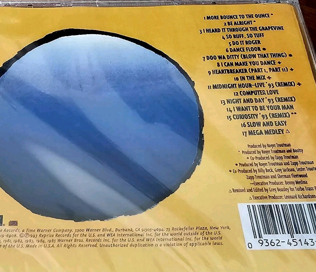 ZAPP & ROGER ALL THE GREATEST HITS NEW CD