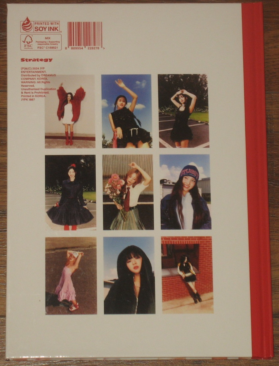 TWICE 14th Mini Album “STRATEGY” Autographed Photocard CD+Book+Poster+Ornament