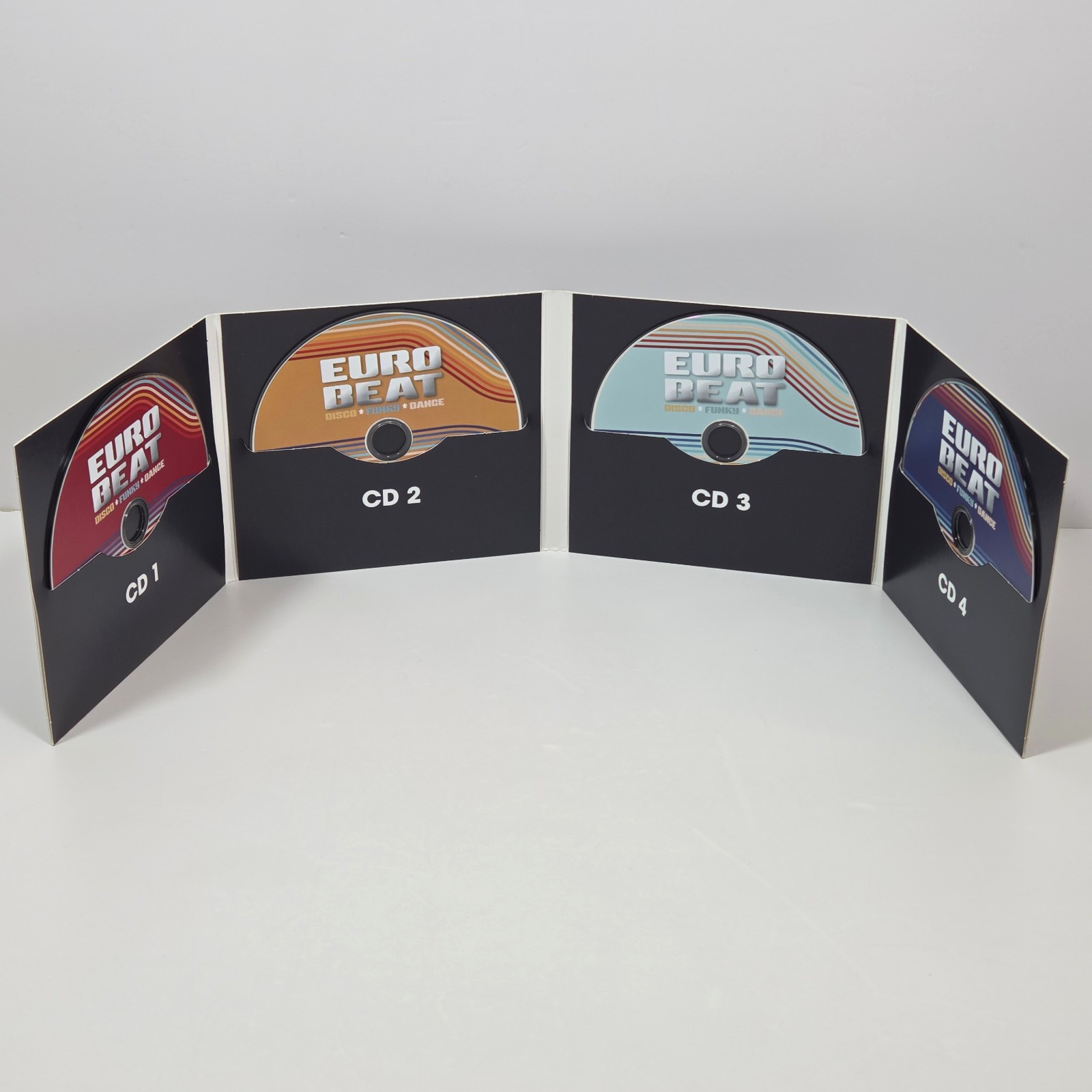 Euro Beat Best Hits Collection 4 CD Set Disco Funk Dance 1970s Complilation