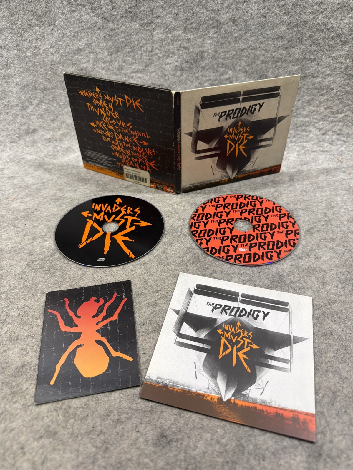 The Prodigy Invaders Must Die CD DVD Cardboard Sleeve (Cooking Vinyl 2009)
