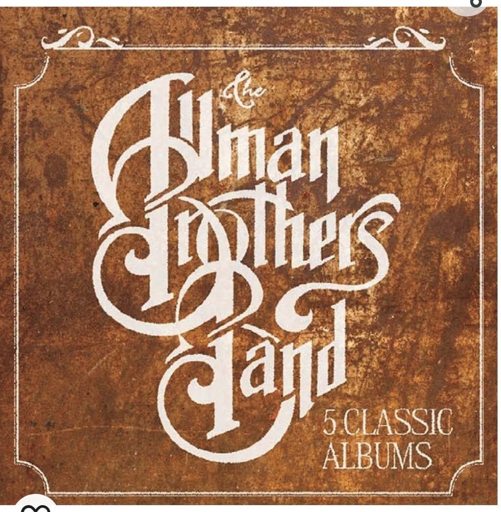 THE ALLMAN BROTHERS BAND 5 CLASSIC ALBUMS ,2015 💿 Mercury New Sealed Box 5 CDS