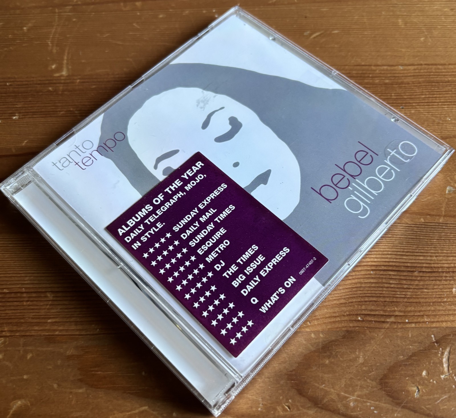 BEBEL GILBERTO “TANTO TEMPO” 2002 12 TRACK CD ALBUM LATIN DOWNTEMPO BRAZIL BOSSA