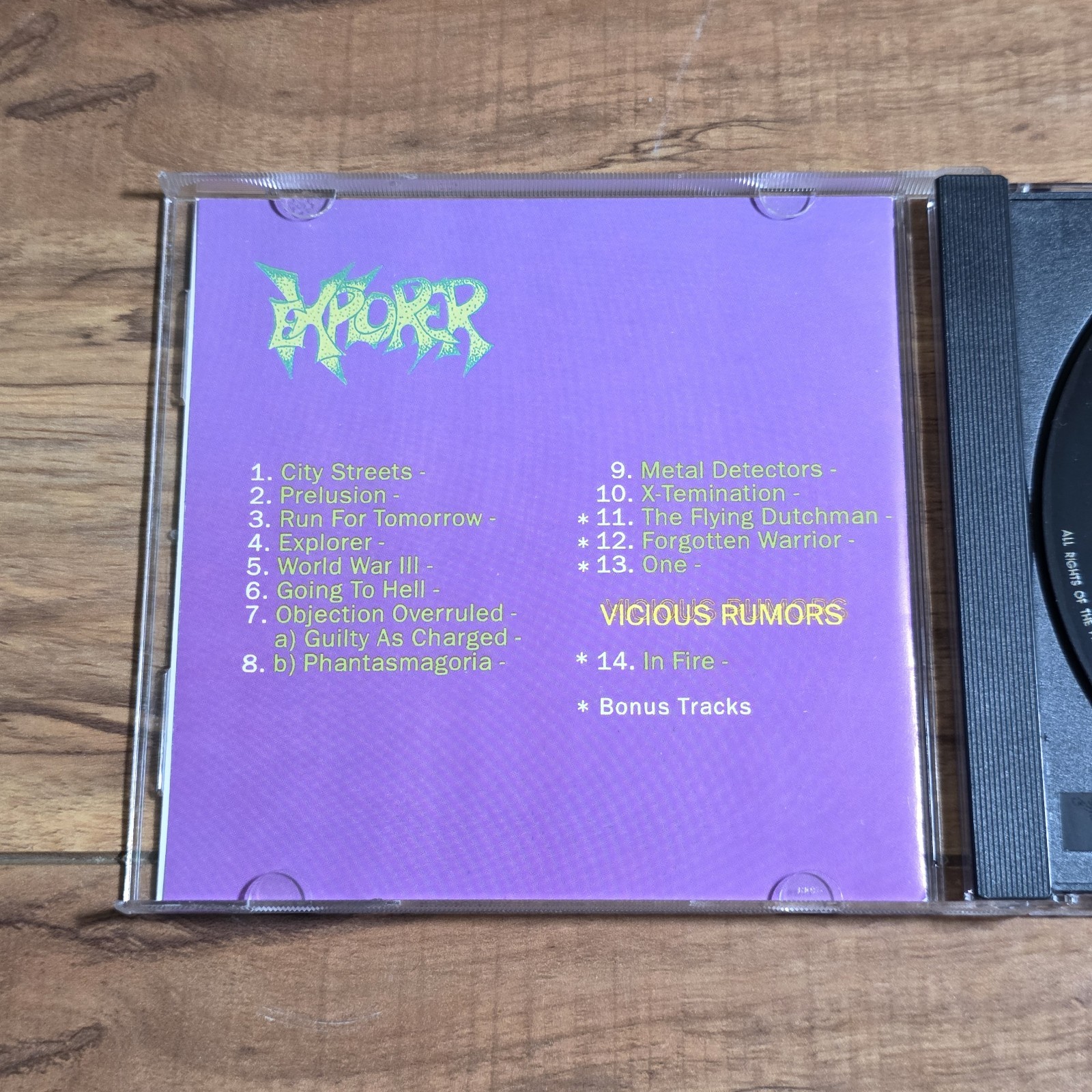 Explorer – Symphonies Of Steel CD Album 1984 Heavy Metal Rare HTF