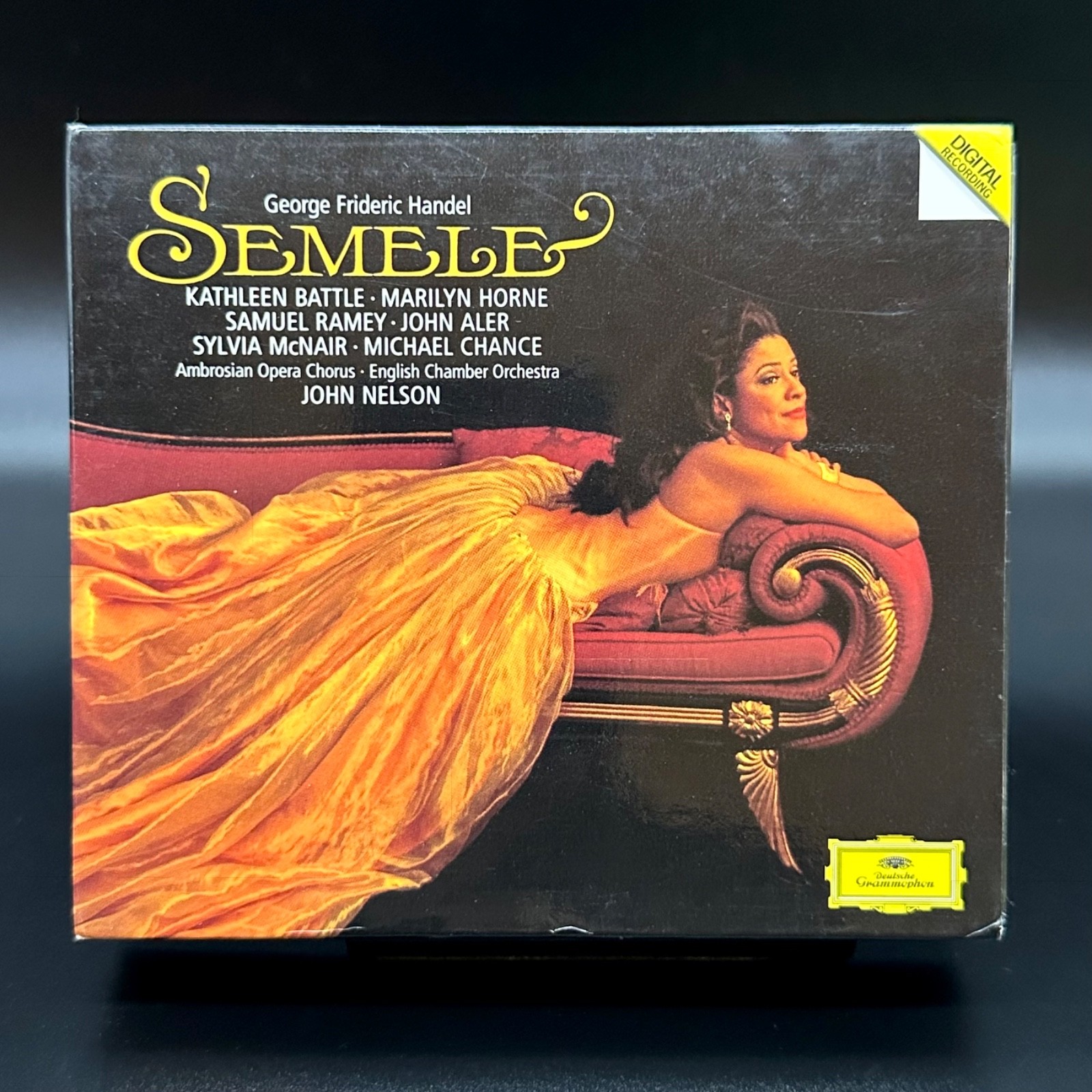 Handel SEMELE Nelson Battle Horne Ramey Aler [DG 3 CD Box Set] Box VG, CD NM