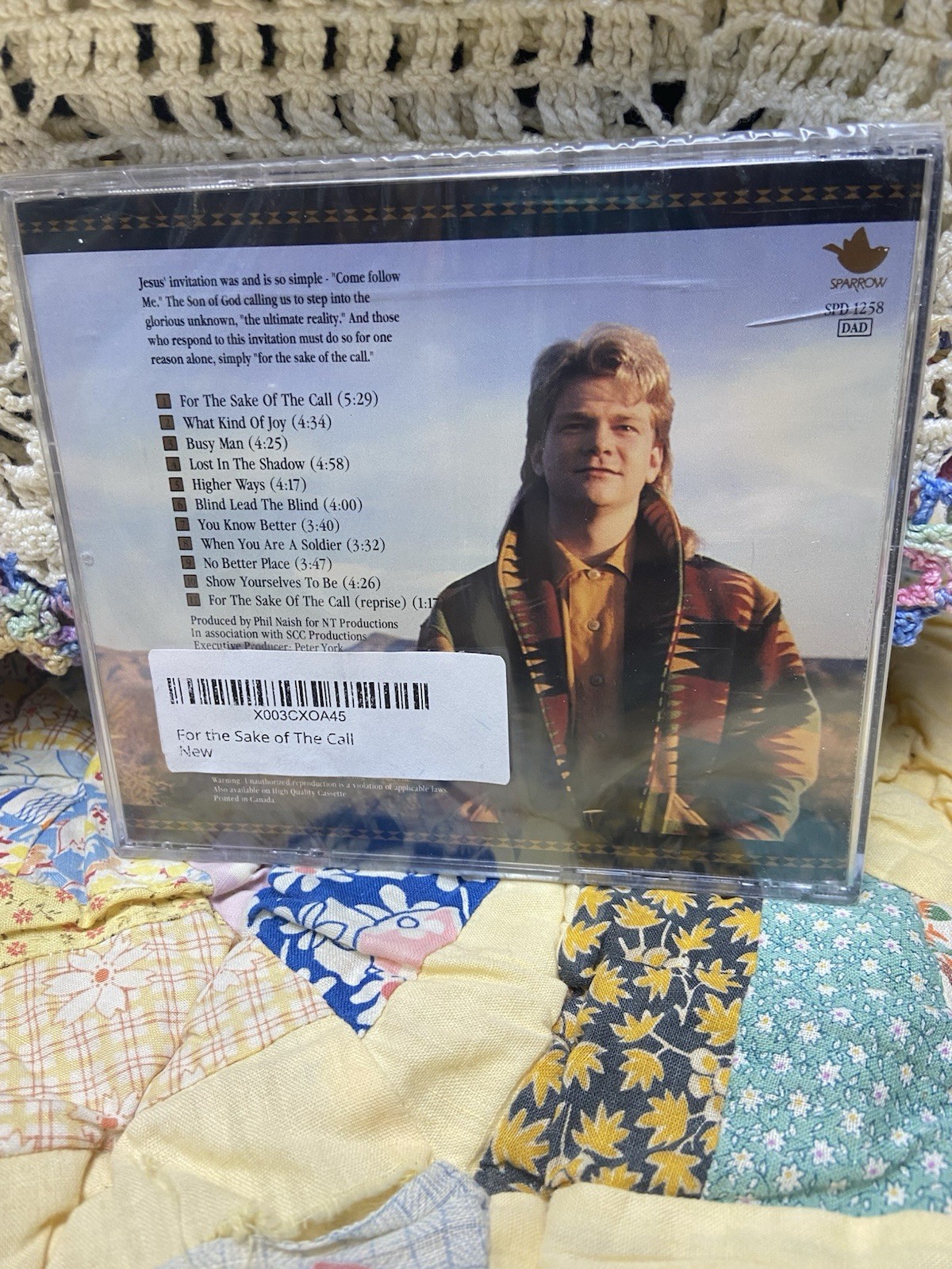 STEVEN CURTIS CHAPMAN FOR THE SAKE OF THE CALL CD CHRISTIAN MUSIC NEW!
