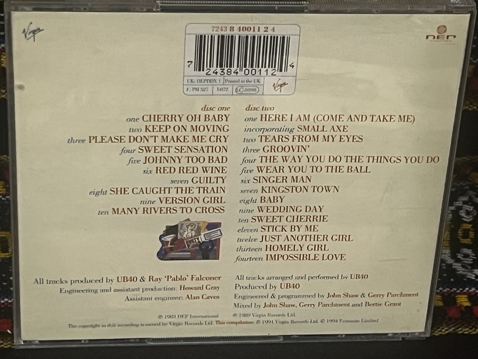 UB40 Labour Of Love & Labour Of Love II 2x CD reggae dub reggae-pop 1994