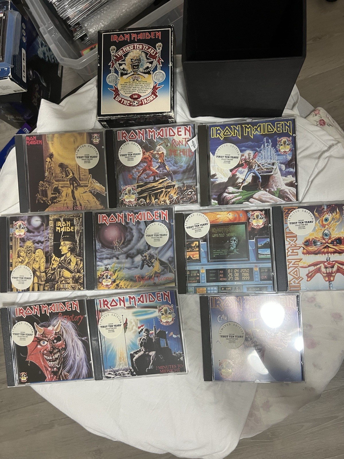 IRON MAIDEN LIMITED EDITION CD BOXSET FIRST 10 YEARS