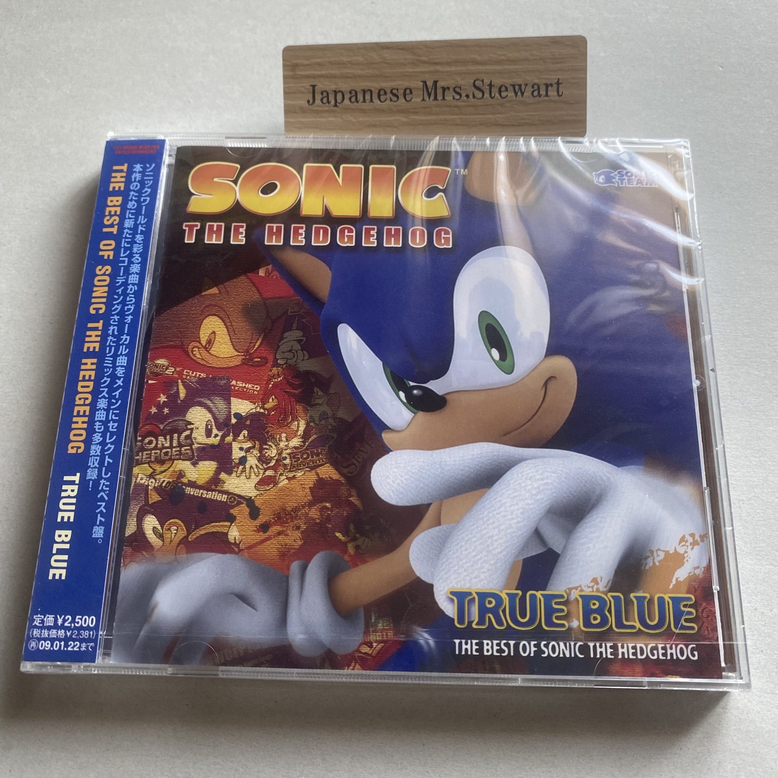 TRUE BLUE:THE BEST OF SONIC THE HEDGEHOG SEGA Game Music CD