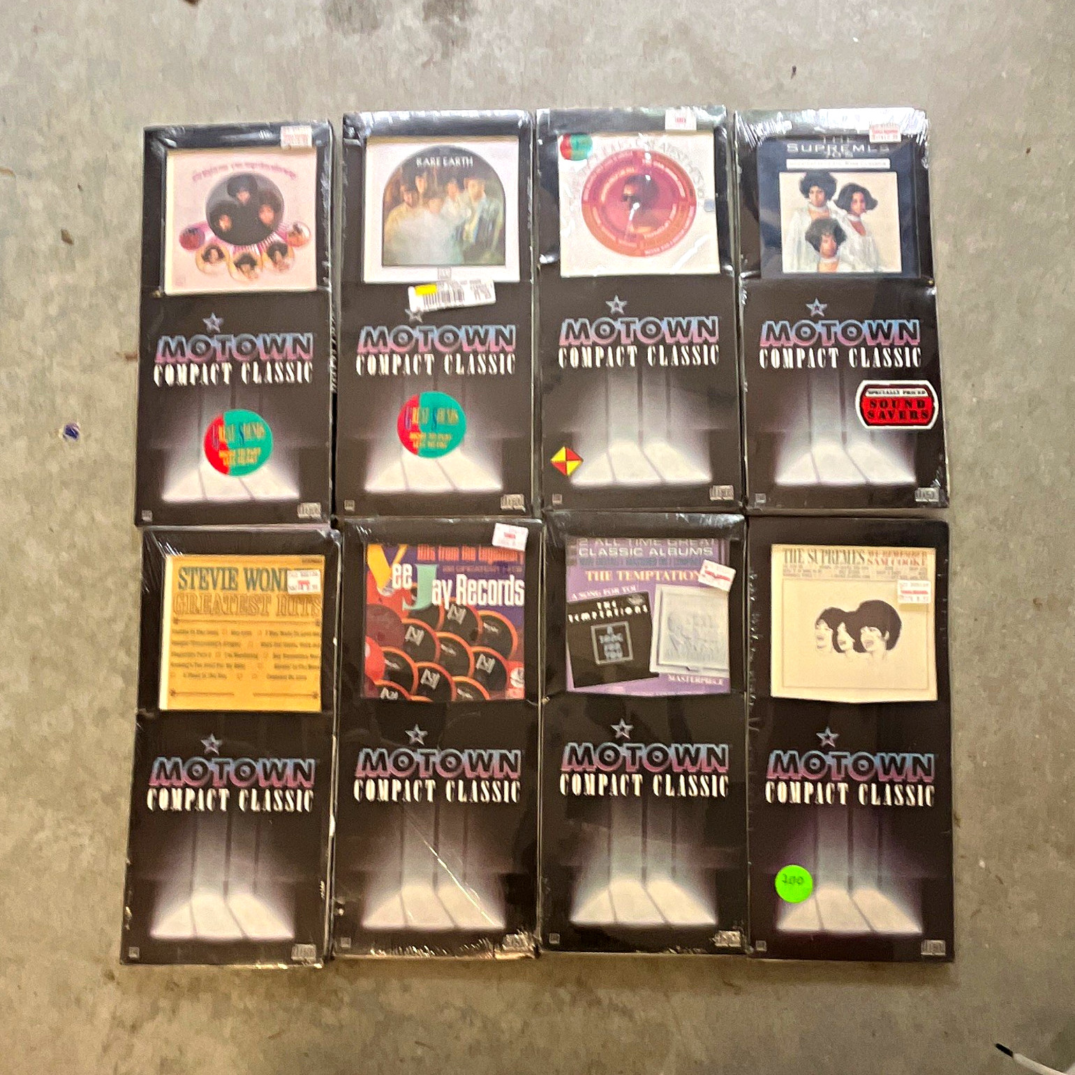 Lot of 8 Motown long box cd brand new collectible, Supremes