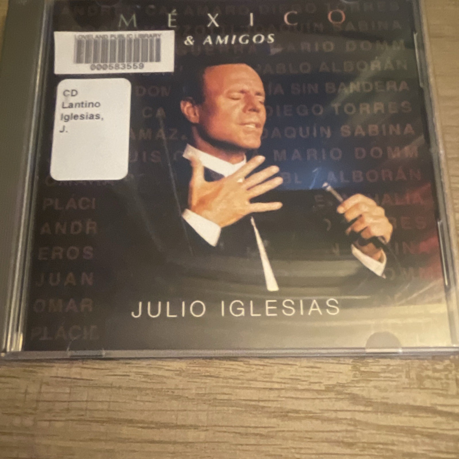 Julio Iglesias México & Amigos (2017) Latin Album CD Sony Music Latin Jewel Case