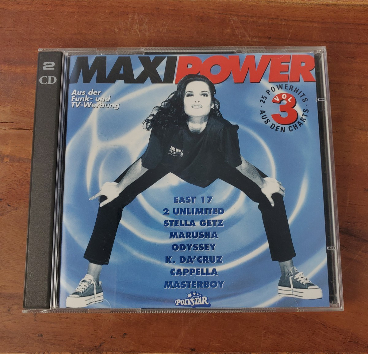 2xCD Maxi Power Vol. 3 (CD, 1994, Polystar/WitBoy) Germany Discs are MINT