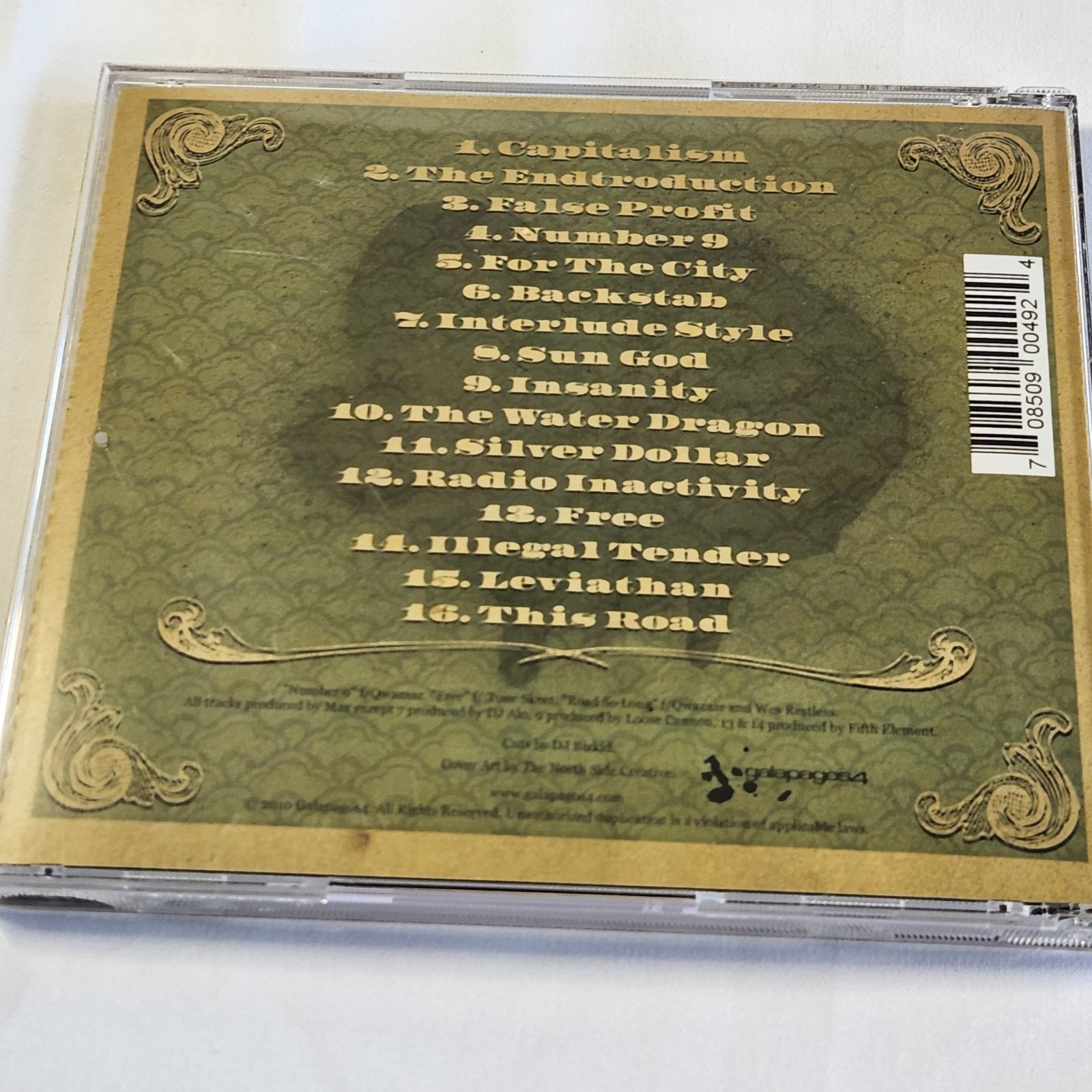 Rare Rap Hip Hop HELLSENT False Profit – CD Galapagos4 Records Private Press