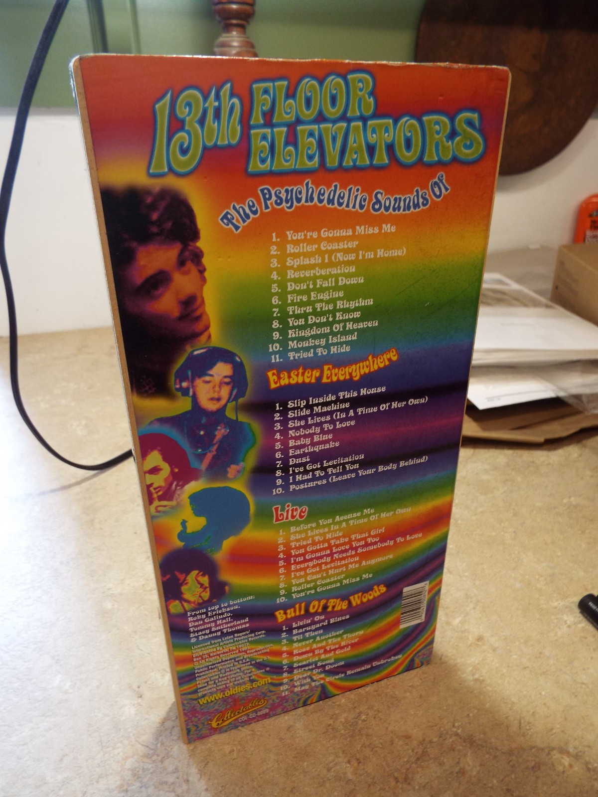 13th floor elevators cd box set in wooden box psych vintage 4 sealed cds rock