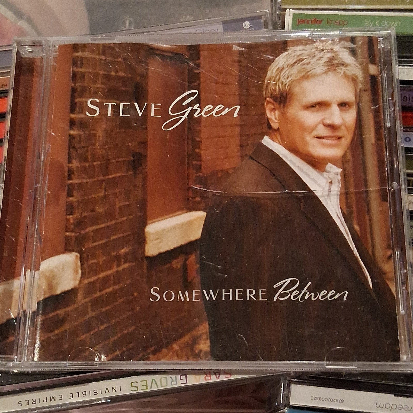 Steve Green Somewhere Between CD Gospel Sparrow Records 2005 Enhanced
