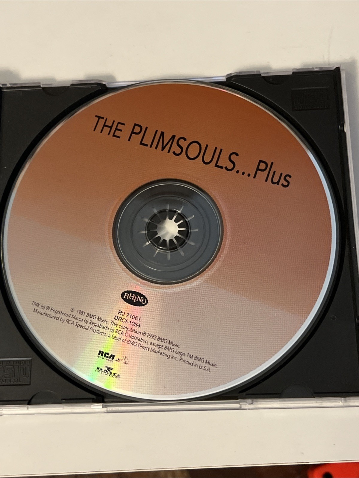 The Plimsouls Self Titled Plus CD 1992 Rhino R2 71061 Out of Print Peter Case