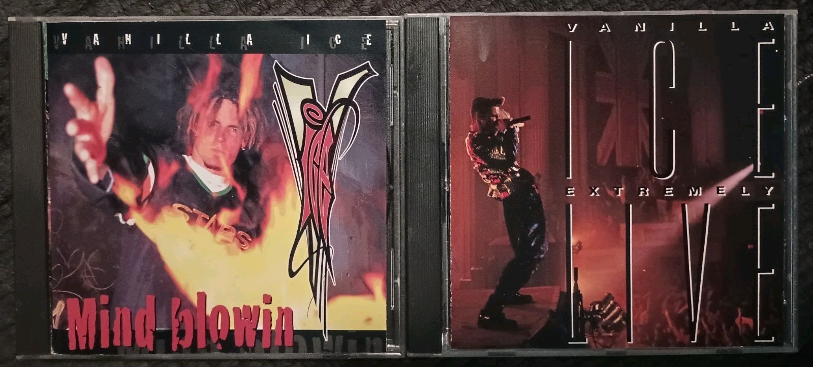 VANILLA ICE MIND BLOWIN’ 1994 CD lot EXTREMELY LIVE Hooked ICE ICE BABY