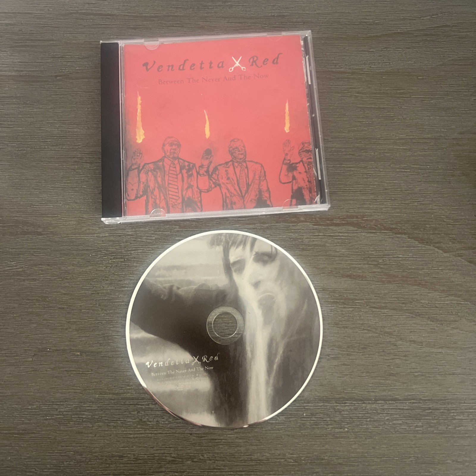 Between the Never & the NOW by Vendetta Red (CD, 2003) No Back Cover Art