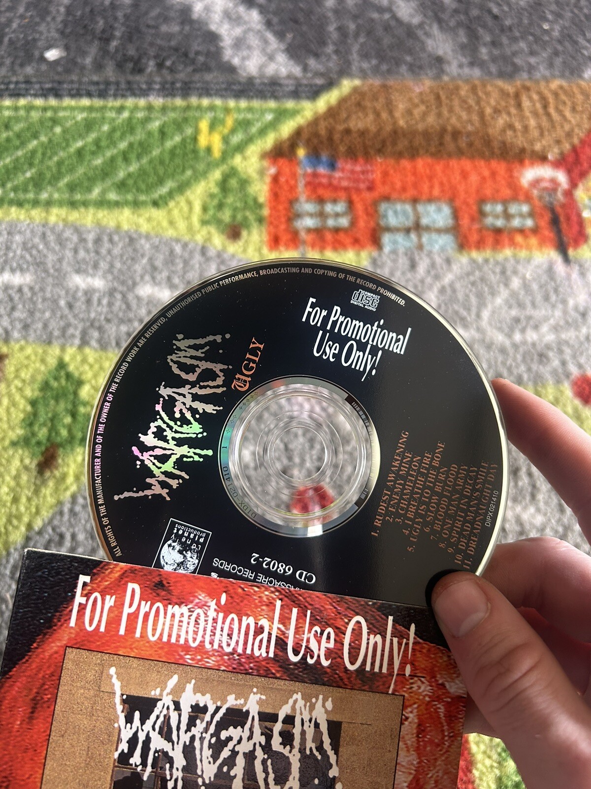 Wargasm – Ugly ULTRA RARE promo advance CD ’93