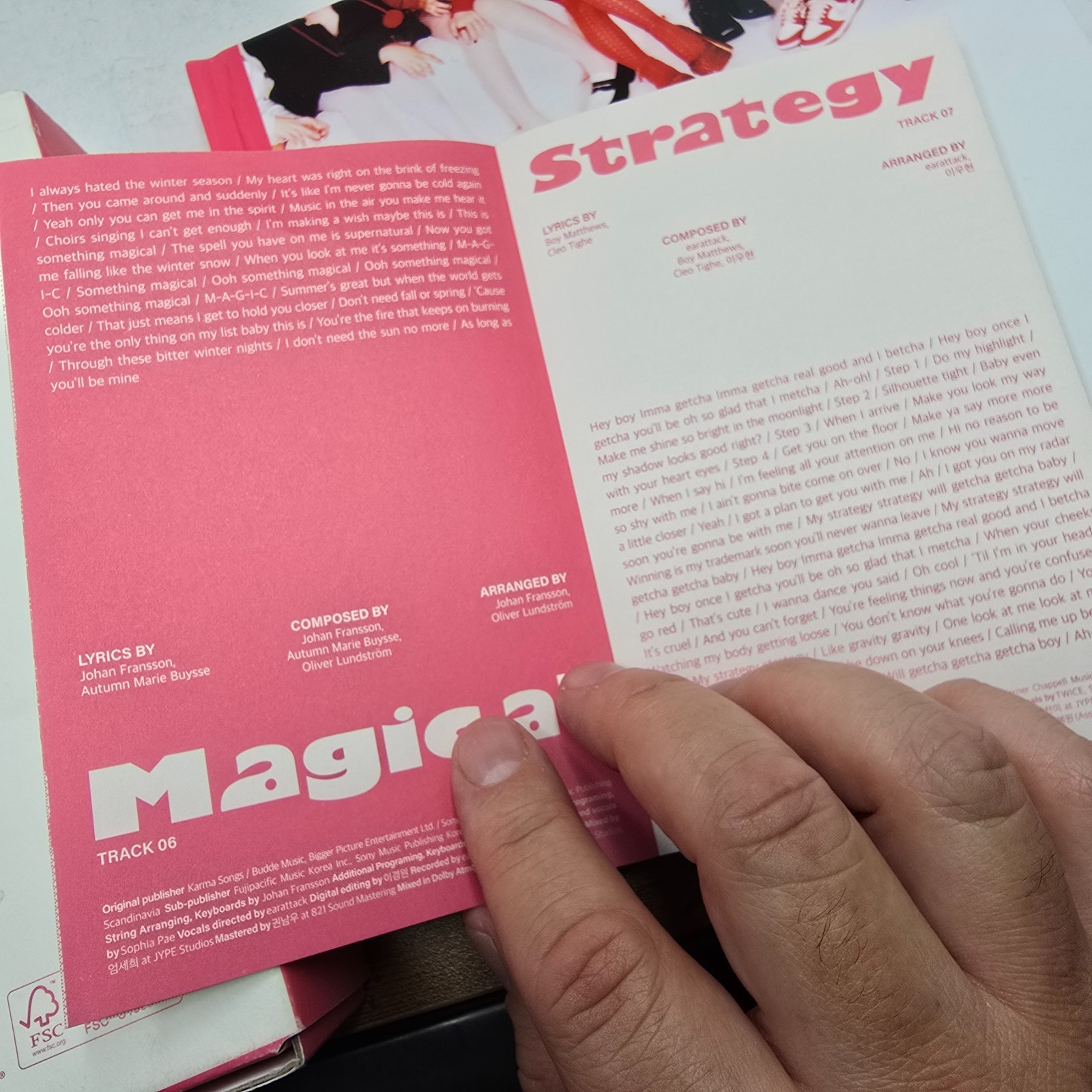 K-POP TWICE Mini Album STRATEGY Book Poster (NO CD!) Asian Korean Group Music