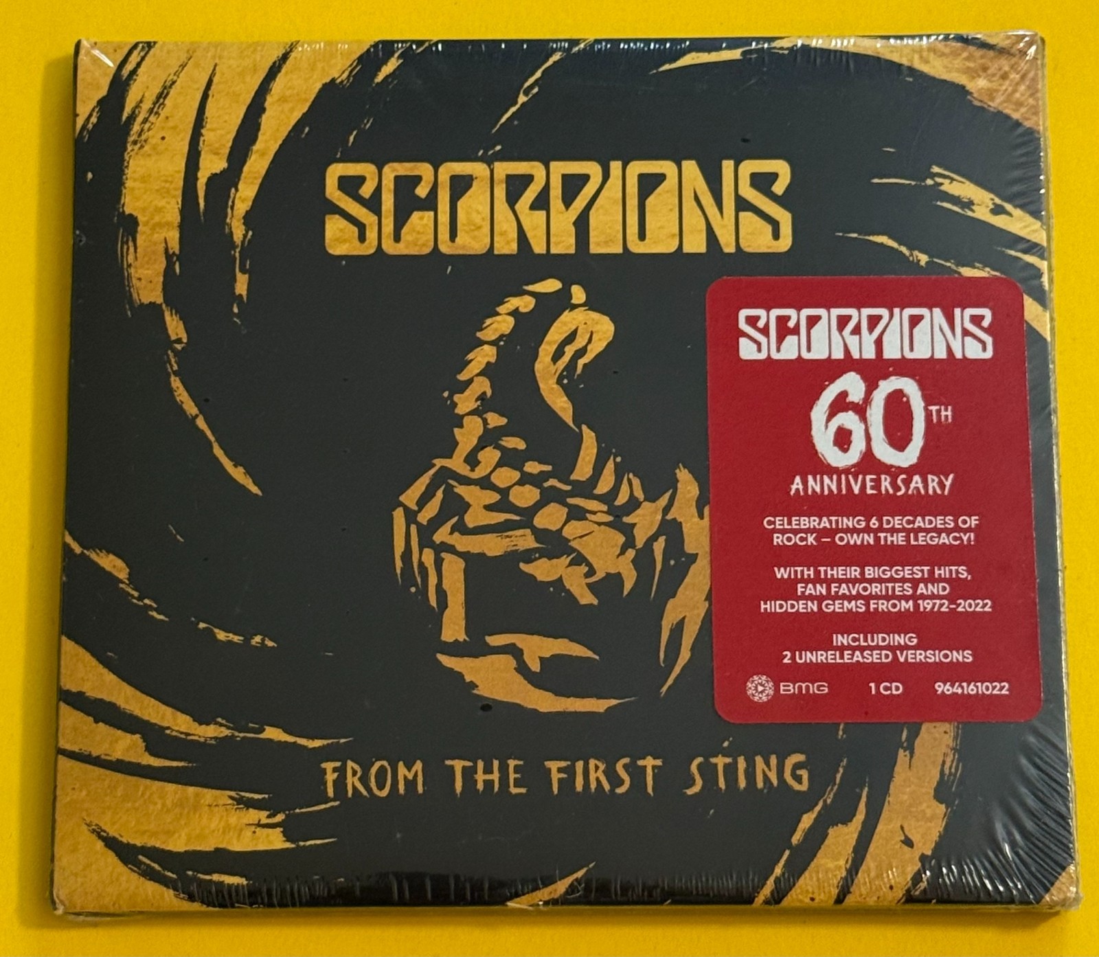 Scorpions Single CD From The First Sting 60TH Anniv. 2025 New/Sealed