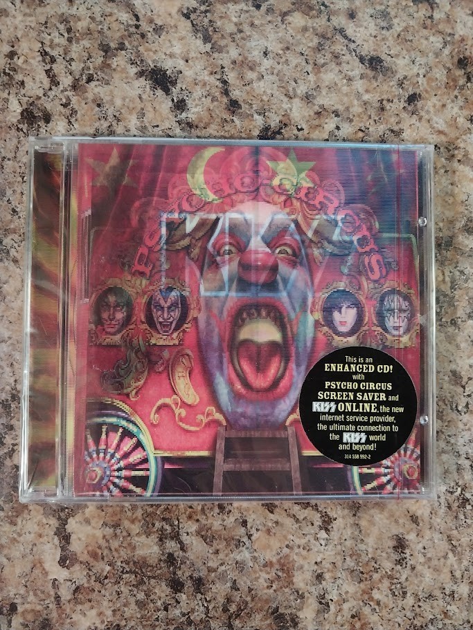 KISS – Psycho Circus, Sealed CD With Lenticular Cover & Hype/Offer Stickers