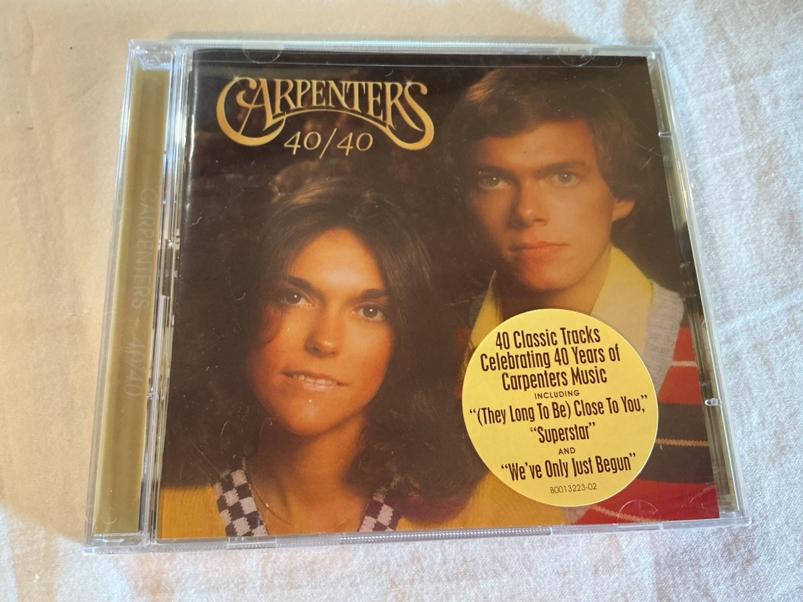 SEALED – CARPENTERS 40/40 – 2 CD’s 2009 A&M UM 80013223-02