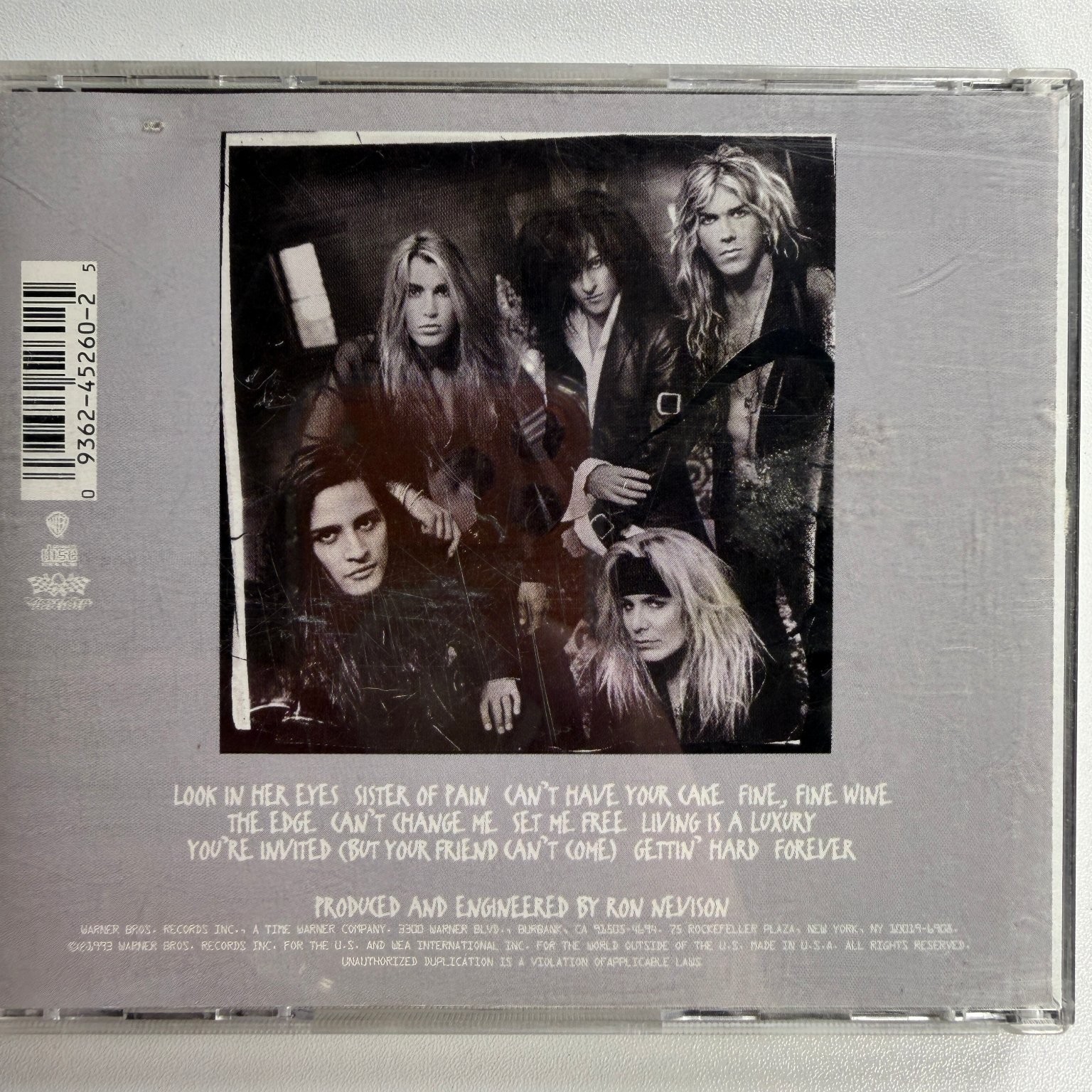 Vince Neil – Exposed CD 1993 Hard Rock Glam Metal Warner Bros.