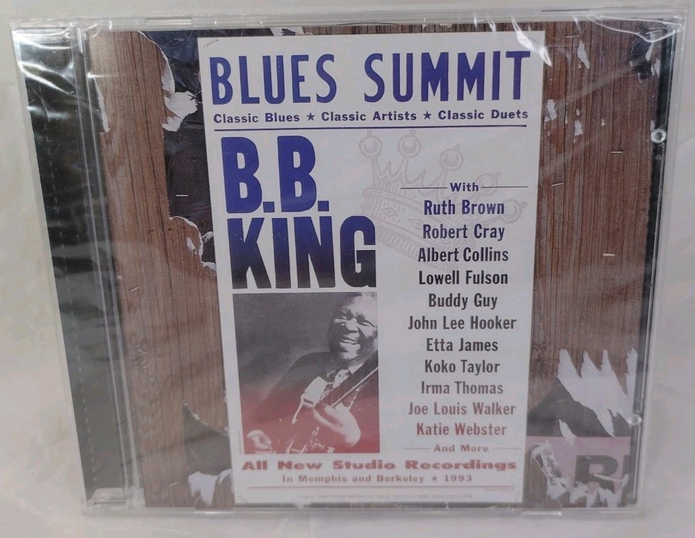 B.B. King: Blues Summit MUSIC AUDIO CD modern electric blues guitar 1993 SEALED