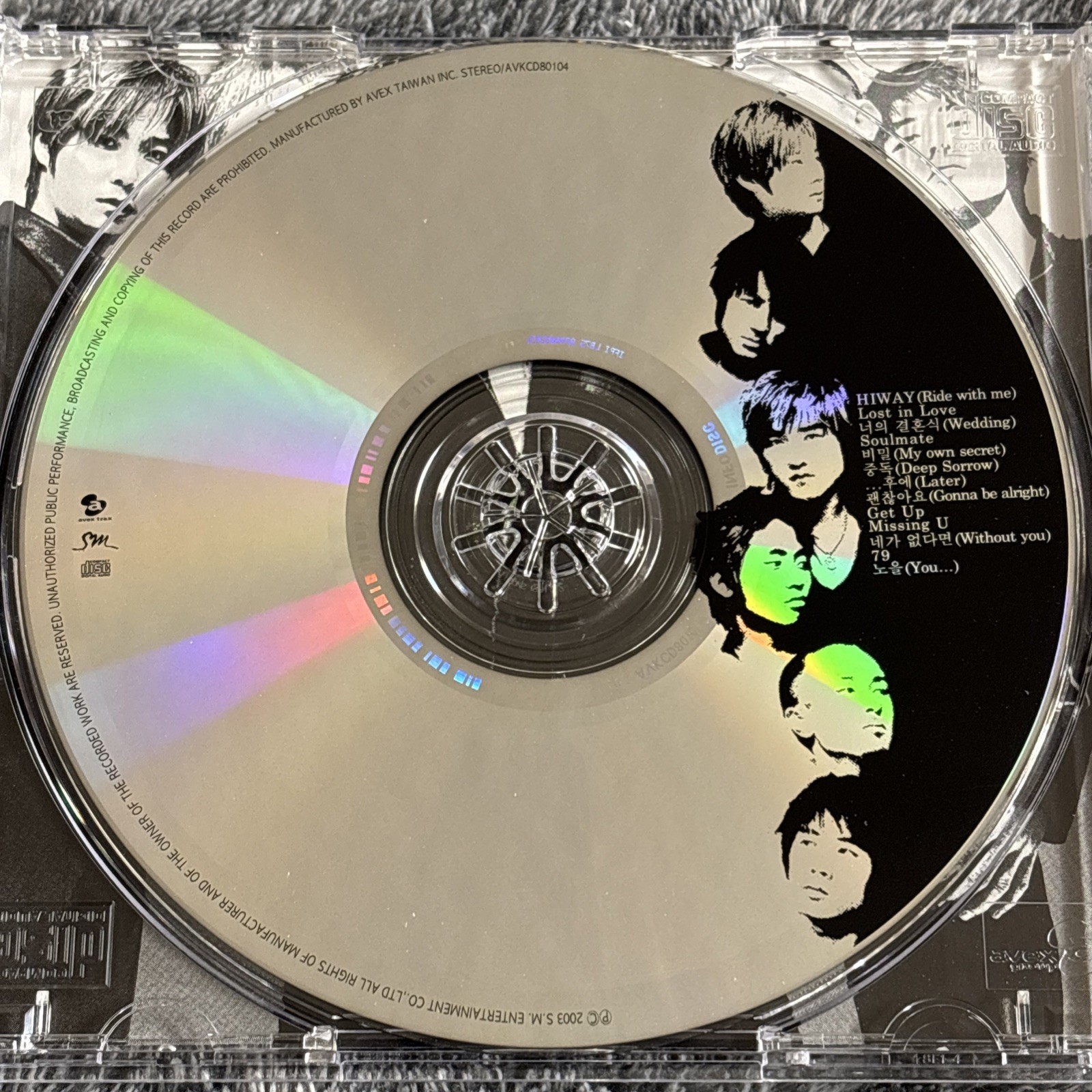 신화 Shinhwa’s 6th Studio Album Wedding 你的婚禮 1st Press Edition CD 2003 Avex Taiwan