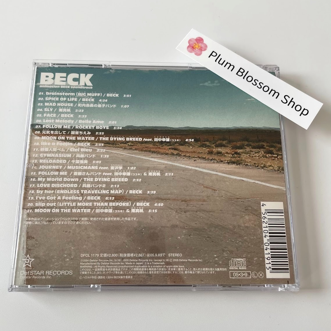 BECK Mongolian Chop Squad Anime Soundtrack 2CD KEITH & BECK Japan Import OST