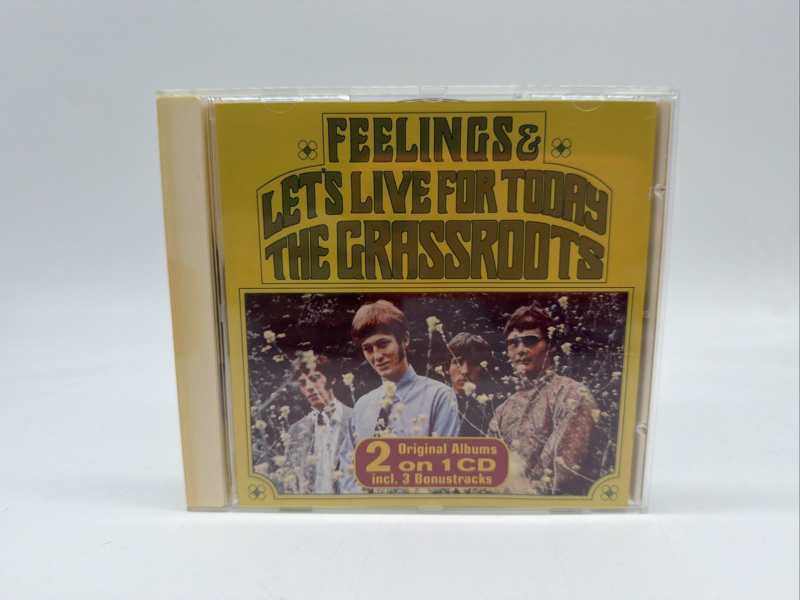 The Grass Roots “Feelings & Let’s Live For Today” 2 Albums On 1 CD Bonus Tracks