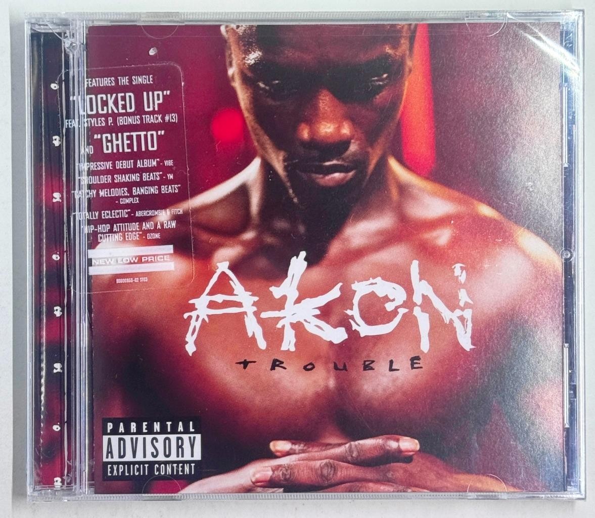 Akon CD Trouble PA 2004 Universal Records Hip-Hop Soul Brand New Factory Sealed