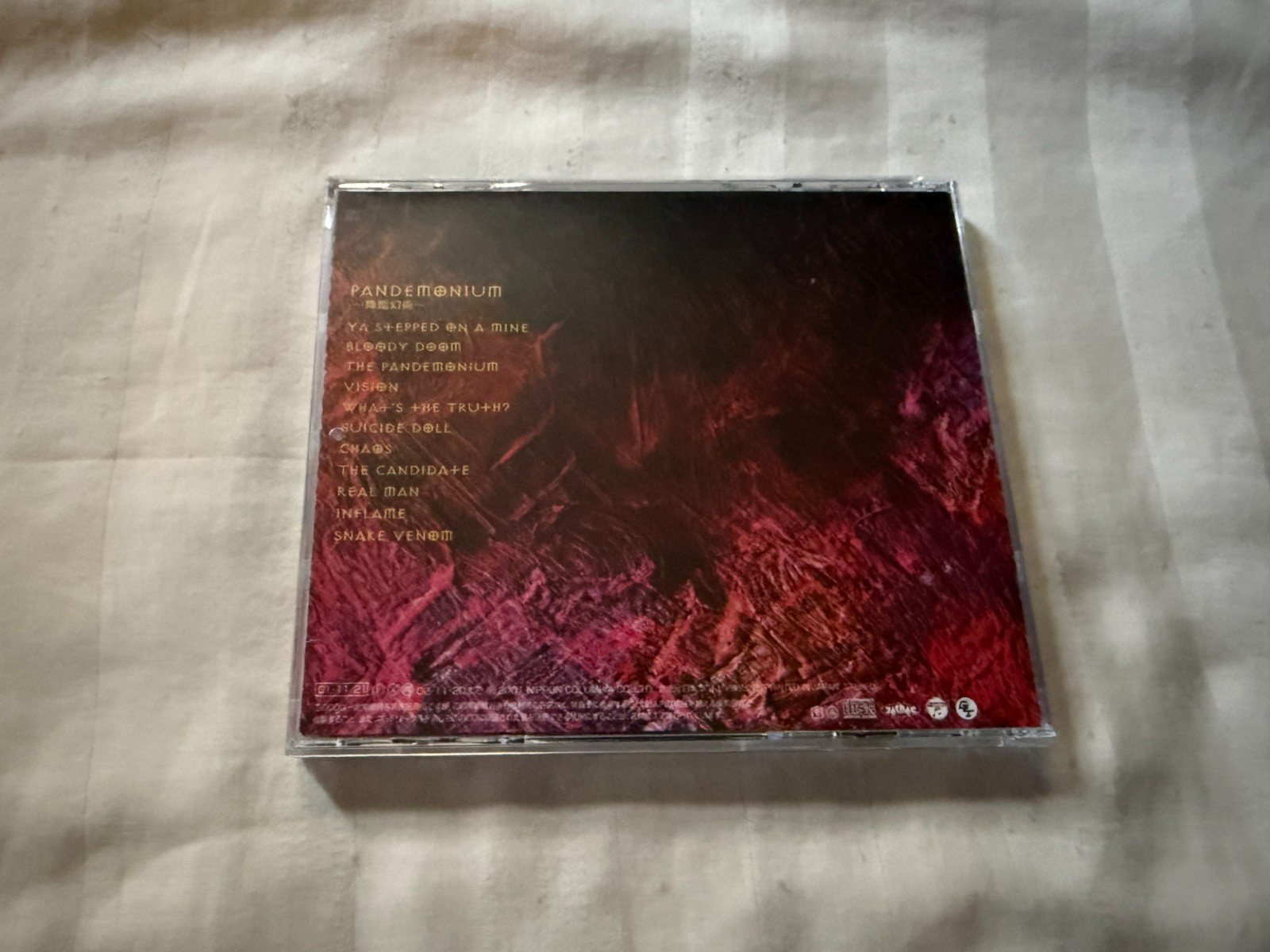 Loudness – Pandemonium CD 2001 Columbia Import Japan 80s Metal OOP RARE