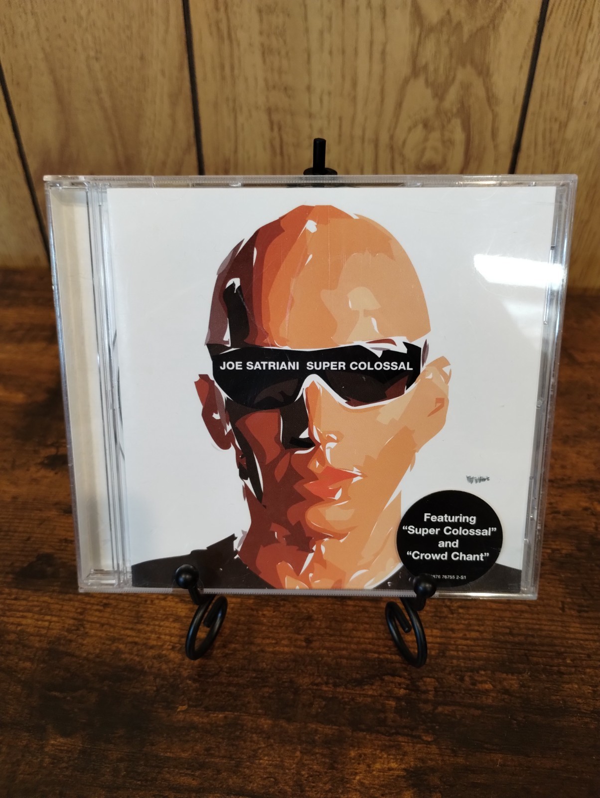 Joe Satriani Super Colossal CD Hype Sticker 2006 Sony BMG 2876-76755-2