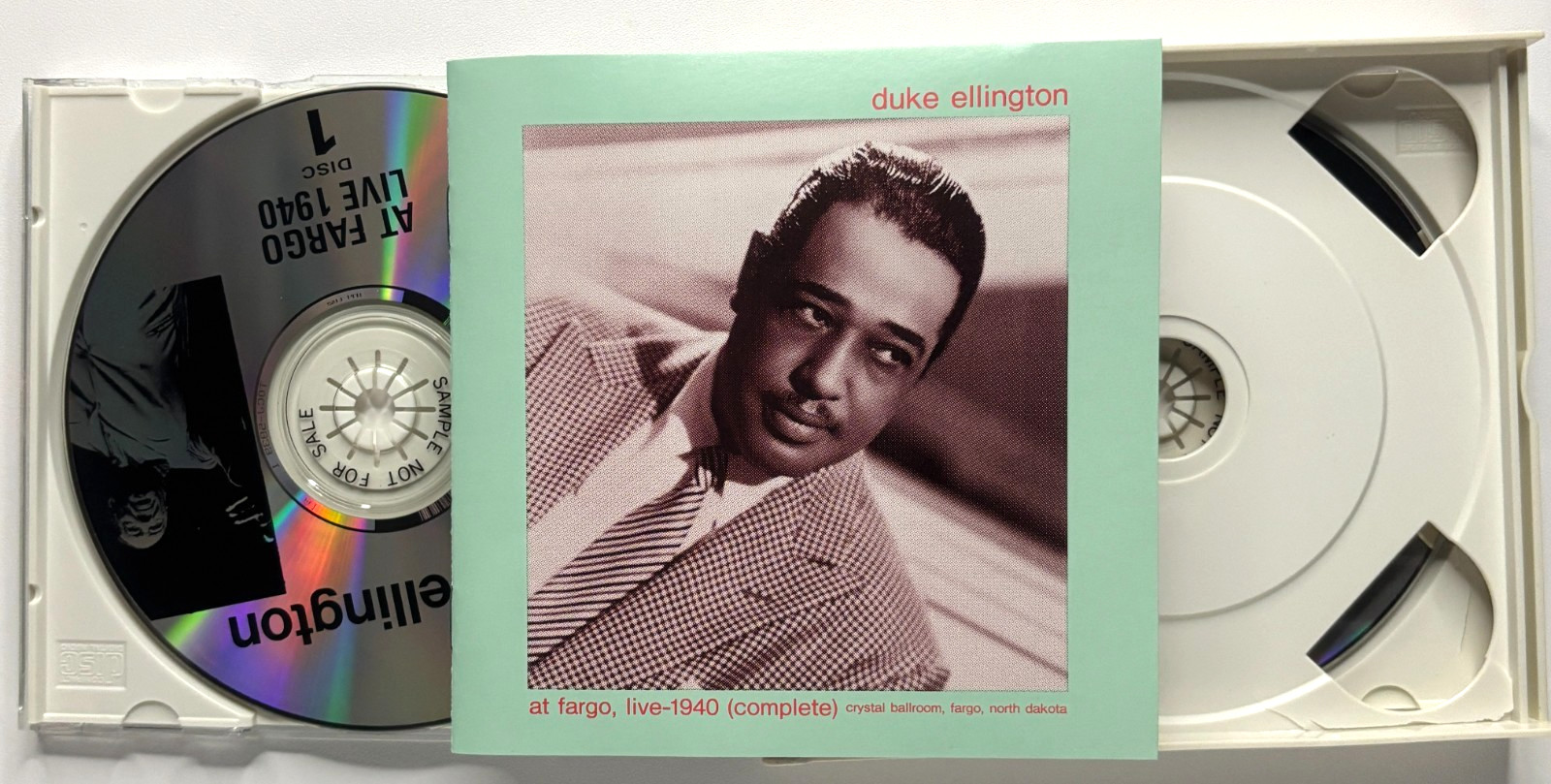 DUKE ELLINGTON At Fargo Live 1940 COMPLETE (1995, Japan 2CD) EASTWORLD Jazz RARE
