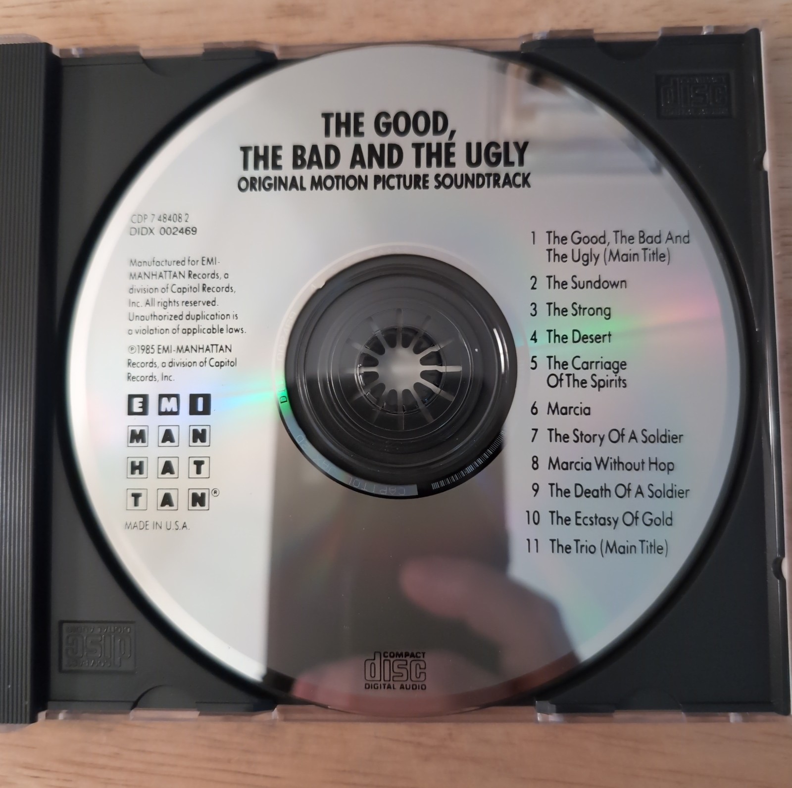 The Good, The Bad & The Ugly: Original Motion Picture Soundtrack (CD) NEAR MINT