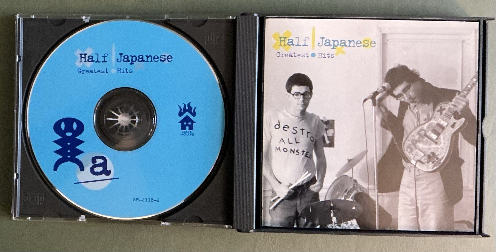 Half Japanese Greatest Hits 2 CD Set 1995 Safe House SH-2118-2 VG+ Cult Indie
