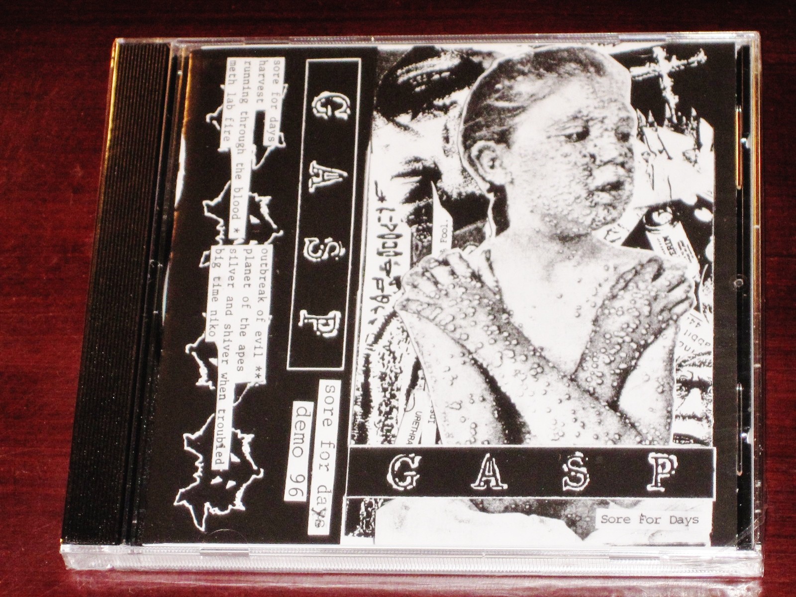 Gasp: Sore For Days – Demo 96 CD 2017 Dark Symphonies / Descent USA DARK 88 NEW