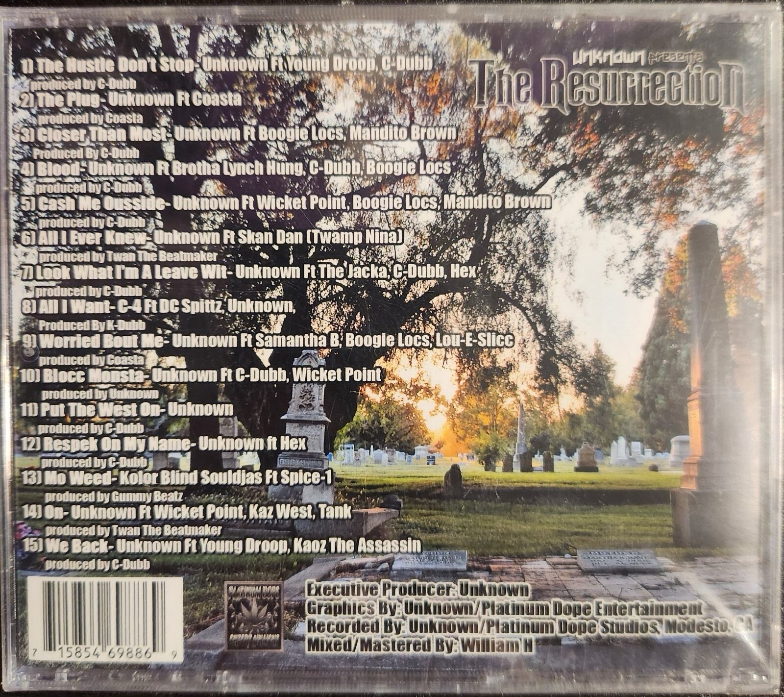 Unknown The Resurrection Norteno Rap Music The Jacka Brotha Lynch Hex Boogie Loc