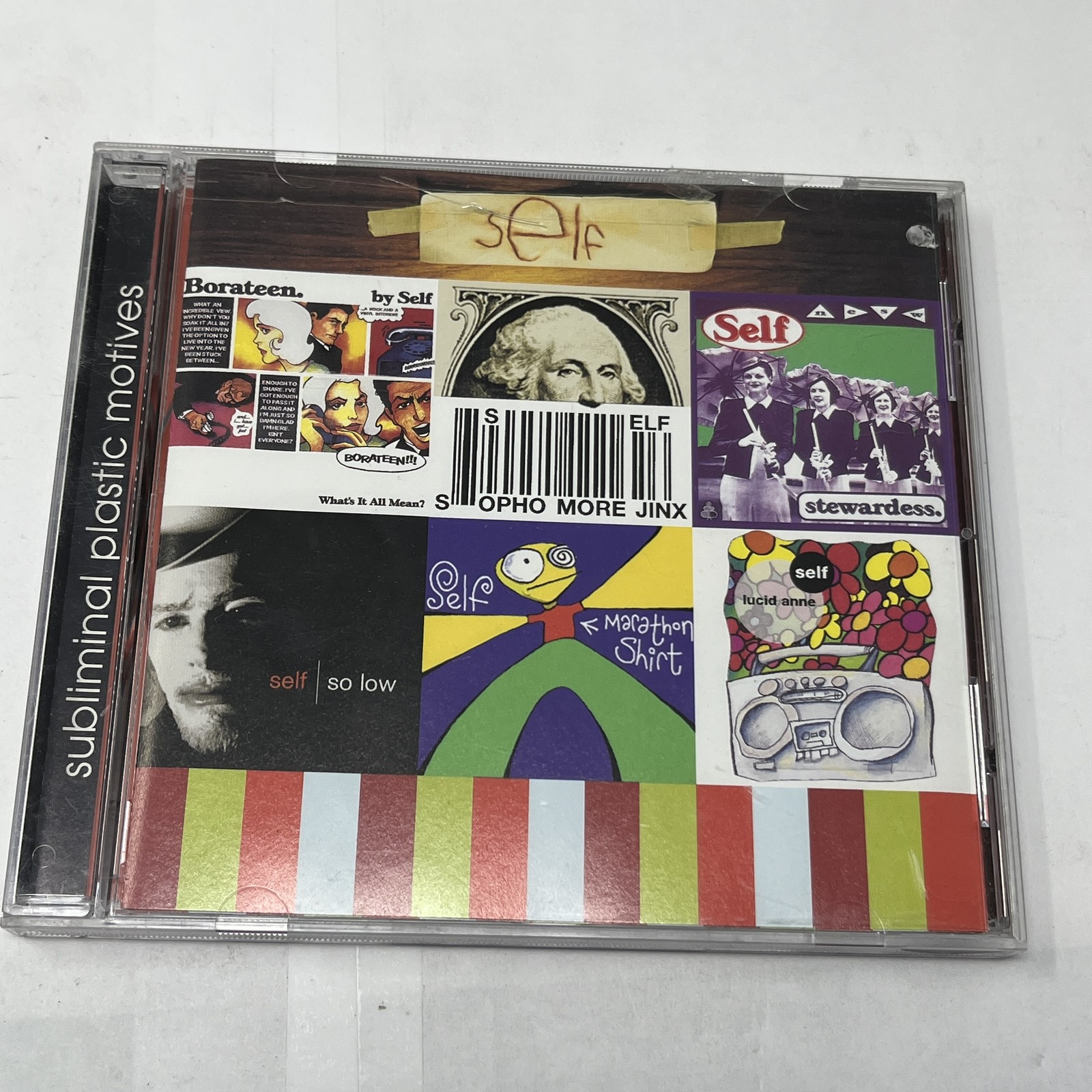Self – Subliminal Plastic Motives CD 1995 Spongebath Records Alt Rock Pop