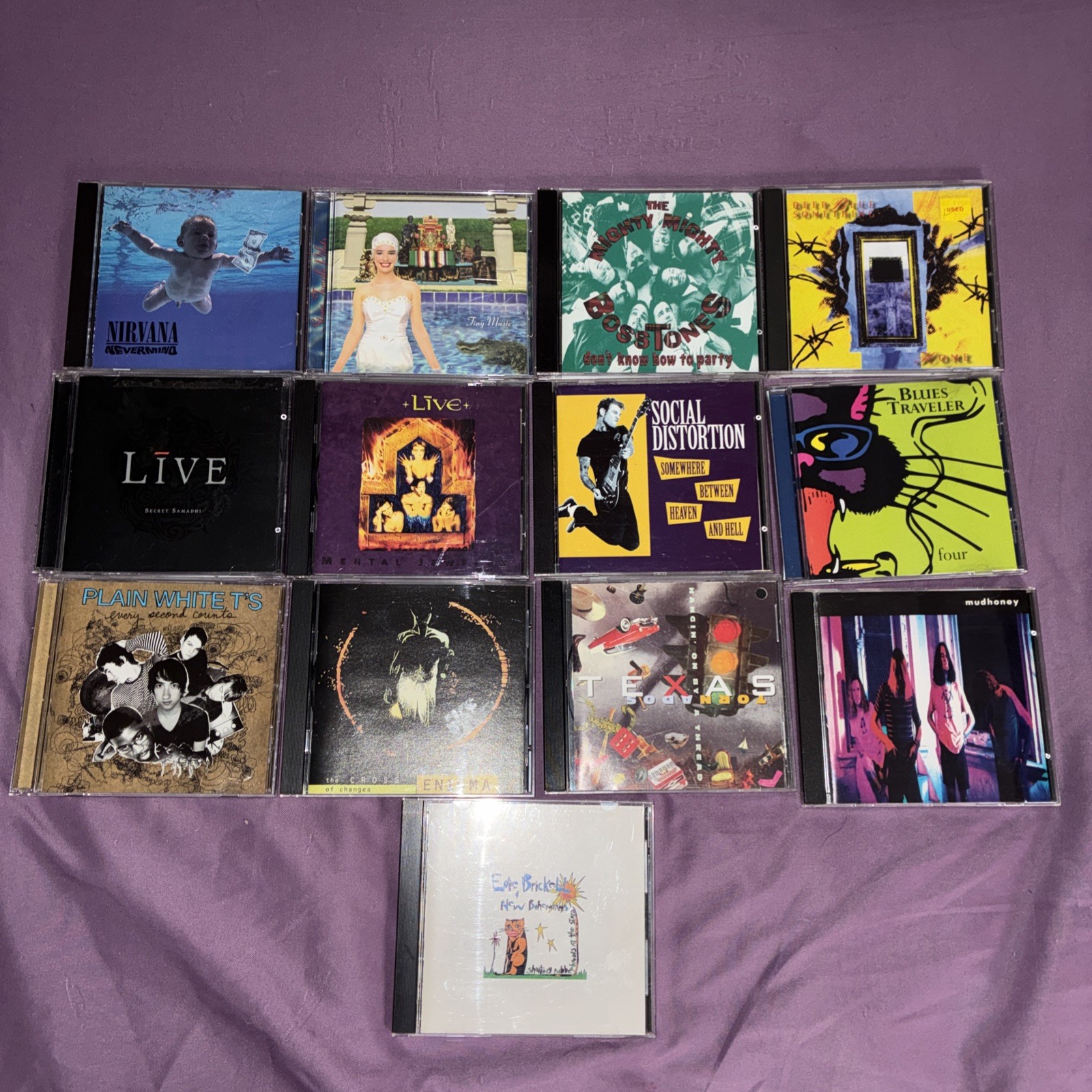 Alternative Rock / Grunge CD Lot – 13 Nirvana STP Mud honey Album Collection