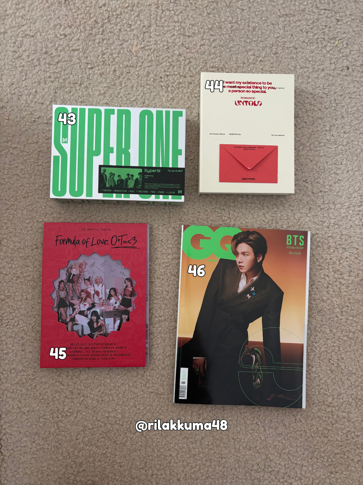 Kpop Albums (BTS, TXT, and more) (photocards sold separately)
