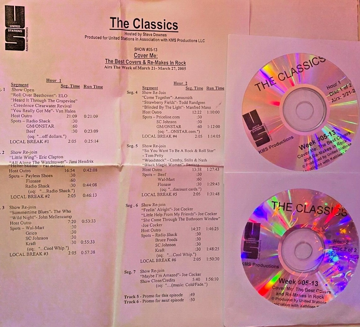 RADIO SHOW: 3/21/05 CLASSICS COVERS: TODD RUNDGREN, 20 MIN ERIC CLAPTON SETS,