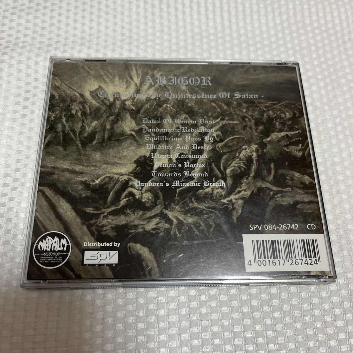 Abigor/Channeling The Quintessence Of Satan Black Metal 5Th CD Abigor
