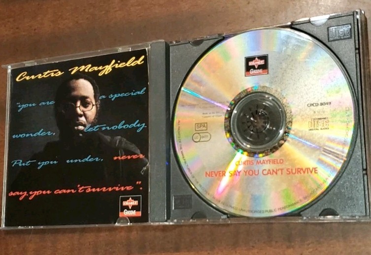 Never Say You Can’t Survive – Curtis Mayfield (CD 1994 Charly Groove) Import
