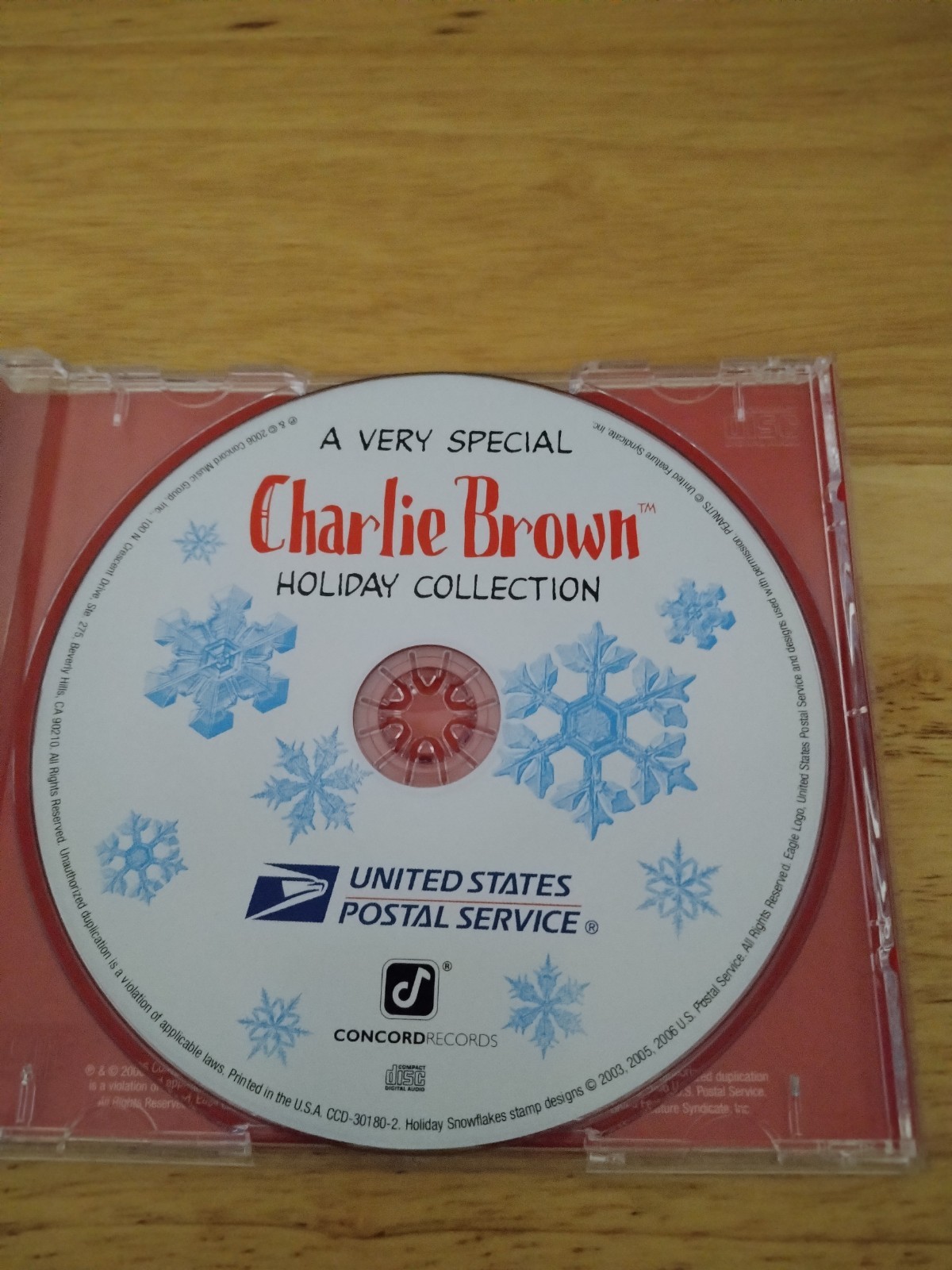 A Very Special Charlie Brown Holiday Collection CD U.S. Post Service Exclusive